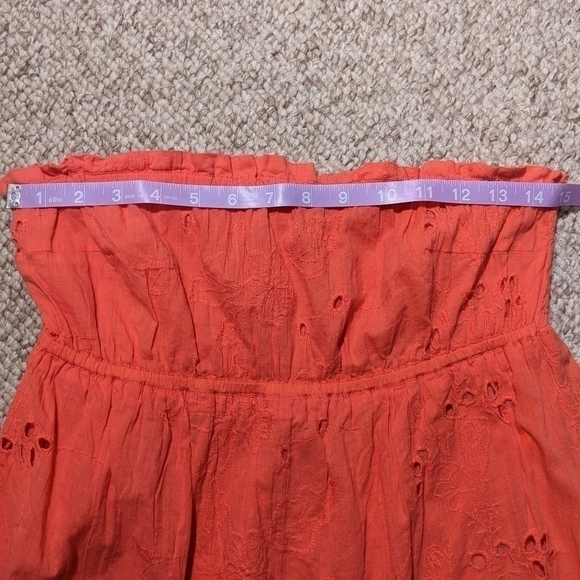 XAI strapless eyelet dress size Large - Picture 5 of 8